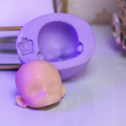 Molde Cabeça Chibi Baby