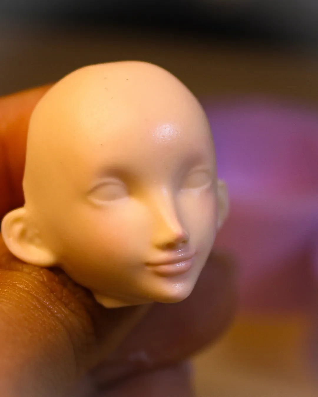 Molde Cabeça Humaninha Feminina