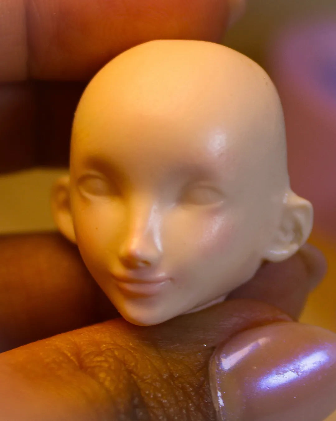 Molde Cabeça Humaninha Feminina