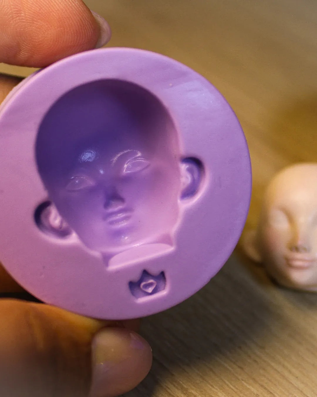 Molde Cabeça Humaninha Feminina