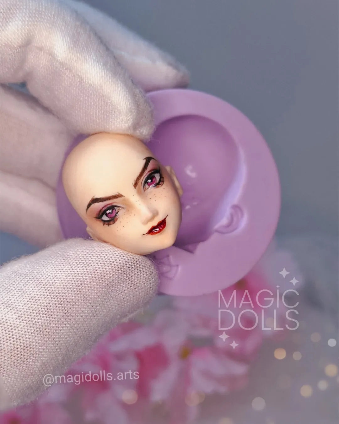 Molde Cabeça Humaninha Feminina